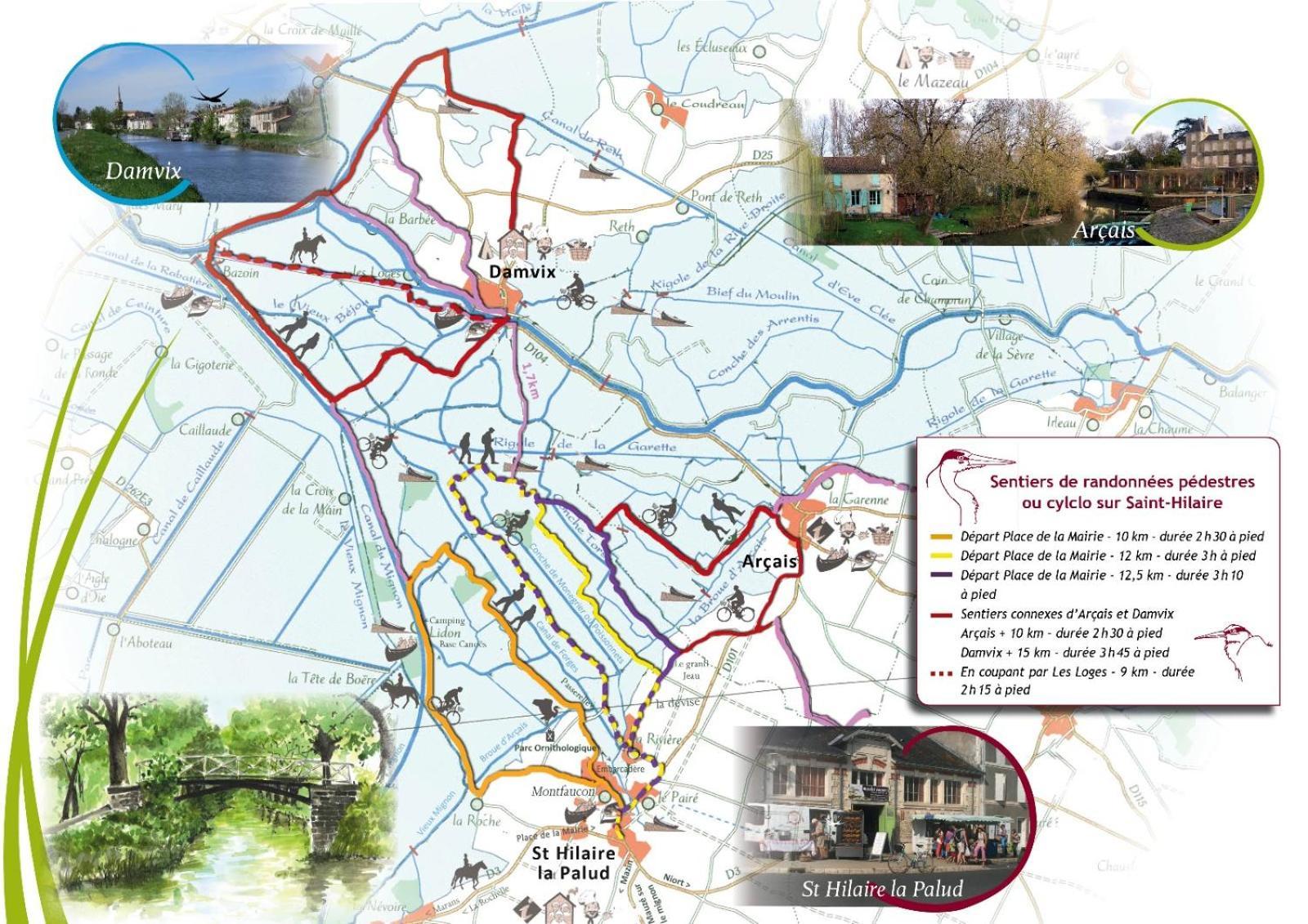 Saint-Hilaire-la-Palud Au Coeur Du Marais Bed & Breakfast エクステリア 写真